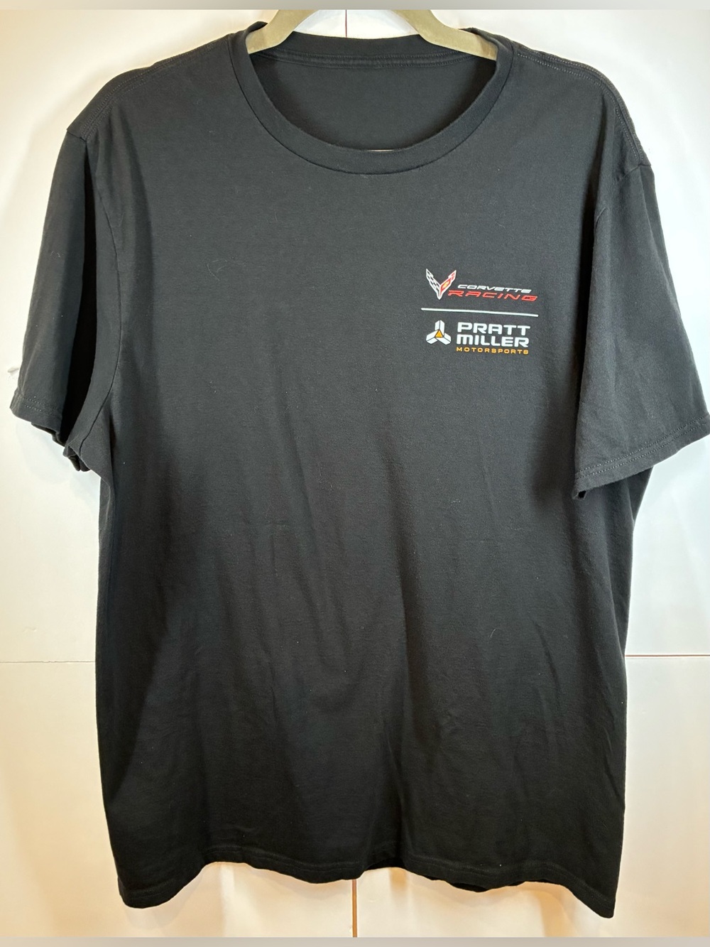 Corvette Racing Pratt Miller Motorsports GTD Pro Graphic T-Shirt Black Large Men